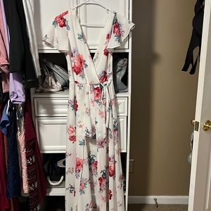 Dress with shorts under